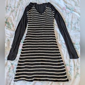 EUC Woodleigh Striped Mini Sweater Dress